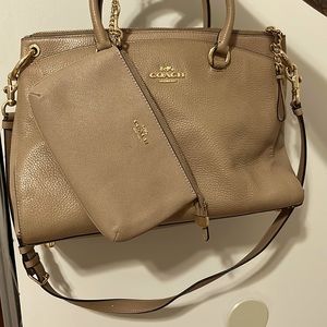 Brown Coach purse & wallet